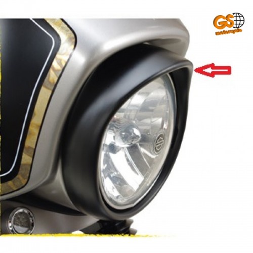 ARO DE FAROL 7" PRETO COM DETALHE TOURING