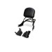 SISSY BAR REMOVÍVEL BONNEVILE T100/T120 - TRIUMPH - PRETO FOSCO