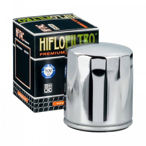 Filtro de Oleo Cromado VROD 2002 -2017 - HIFLO