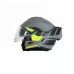 CAPACETE HJC I100 180º BEIS CINZA PRETO E VERDE