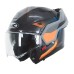 CAPACETE HJC I100 180º BESTON CINZA LARANJA E AZUL