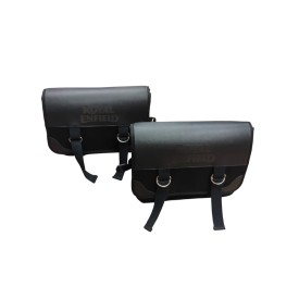 ALFORGE LONA E COURO - ROYAL ENFIELD - PRETO 