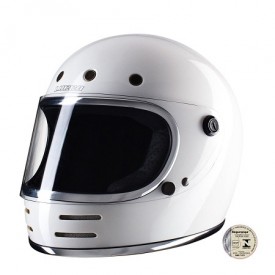 CAPACETE LUCCA  MAGNO V2 GLOSSY WHITE