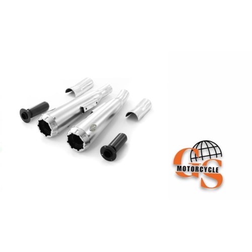 PONTEIRA ROYAL ENFIELD SHOTGUN 650 - TORBAL - CROMADA