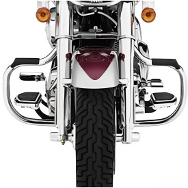 PROTETOR MOTOR MUSTACHE COM BORRACHA PARA PÉS - SOFTAIL ATÉ 2017