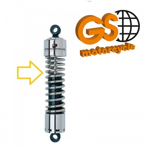 Amortecedor Traseiro Progressive Suspension - 11,5´´ - Heavy Duty - Cromado - Touring 2006 - 2018