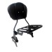 SISSY BAR DESTACÁVEL PRETO FOSCO ROAD KING E STREET GLIDE