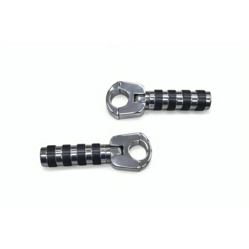 PEDALEIRA AUXILIAR  CROMADA  PARA PROTETOR DE MOTOR 32mm