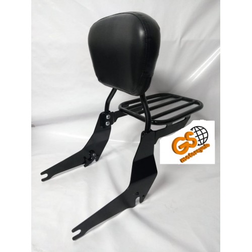 SISSY BAR DESTACÁVEL PRETO FAT BOB 18-20