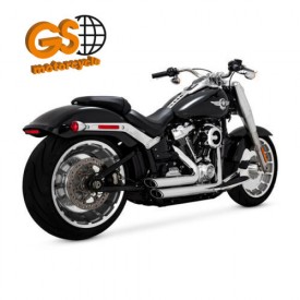 Escapamento Vance Hines Shortshots-Cromo - Softail 2018-2023