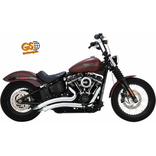 Escapamento Big Radius 2x2 Cromo-Vance Hines - Softail 2018-2023