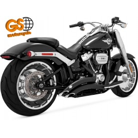 Escapamento Big Radius 2 em 2 Preto - Vance Hines - Softail 2018-2023