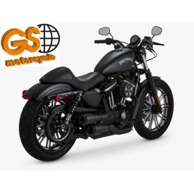 Escapamento Vance Hines Hi-Output Grenades-Preto-Sportster 2004 - 2018