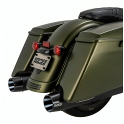 Ponteira Vance & Hines Blackbird 450 - Preta - Touring 2017 - 2024