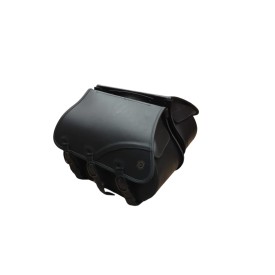 ALFORGE EM COURO 3 FIVELAS - RIDER CLASSIC 