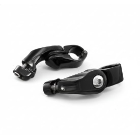 Suporte para Prender A Pedaleira no Protetor de Motor de 1-1/4´´ - Preto - Modelo Curto