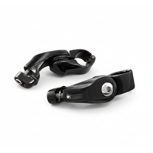 Suporte para Prender A Pedaleira no Protetor de Motor de 1-1/4´´ - Preto - Modelo Curto