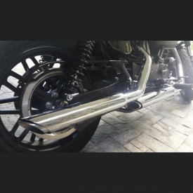 PONTEIRAS CROMADA BOCAL DUPLO SPORTSTER