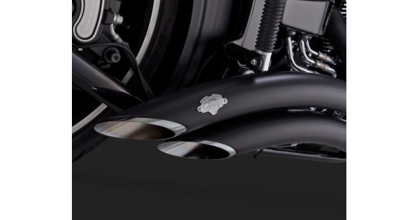 Escapamento Vance Hines Big Radius 2 Into 2 - Preto - Softail