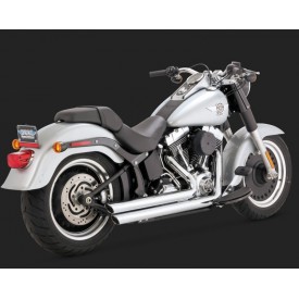 Escapamento Vance Hines Big Shots Staggered 2 Into 2 - Cromado - Softail 2012 - 2017