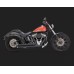 Escapamento Vance Hines Big Shots Staggered 2 Into 2 - Preto - Softail 1986 - 2017