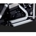 Escapamento Vance & Hines Shortshots Staggered - Cromado - Dyna 2012 - 2017