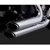 Escapamento Vance & Hines Shortshots Staggered - Cromado - Sportster 2014 - 2018