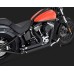 Escapamento Vance Hines Shortshot-Preto-Softail 2012 - 2017