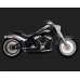 Escapamento Vance Hines Shortshot-Preto-Softail 2018-2023