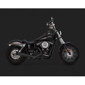 Escapamento Vance & Hines Upsweep 2 into 1 - Preto - Dyna 2006 - 2017