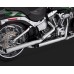 Ponteira 2,5 polegadas Vance Hines Straightshot-Cromo Heritage 2007- 2017  Breakout