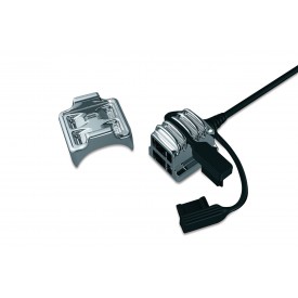 Tomada USB 2 portas universal - Cromado