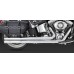 Escapamento Vance & Hines Big Shots Long 2 Into 2 - Cromado - Softail 2012 - 2017